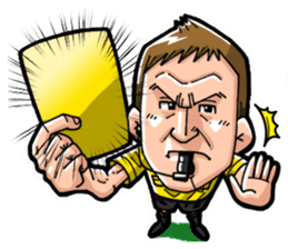 Byd cartoon football stickers messages sticker-10