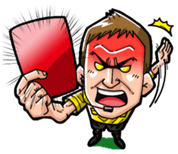 Byd cartoon football stickers messages sticker-11