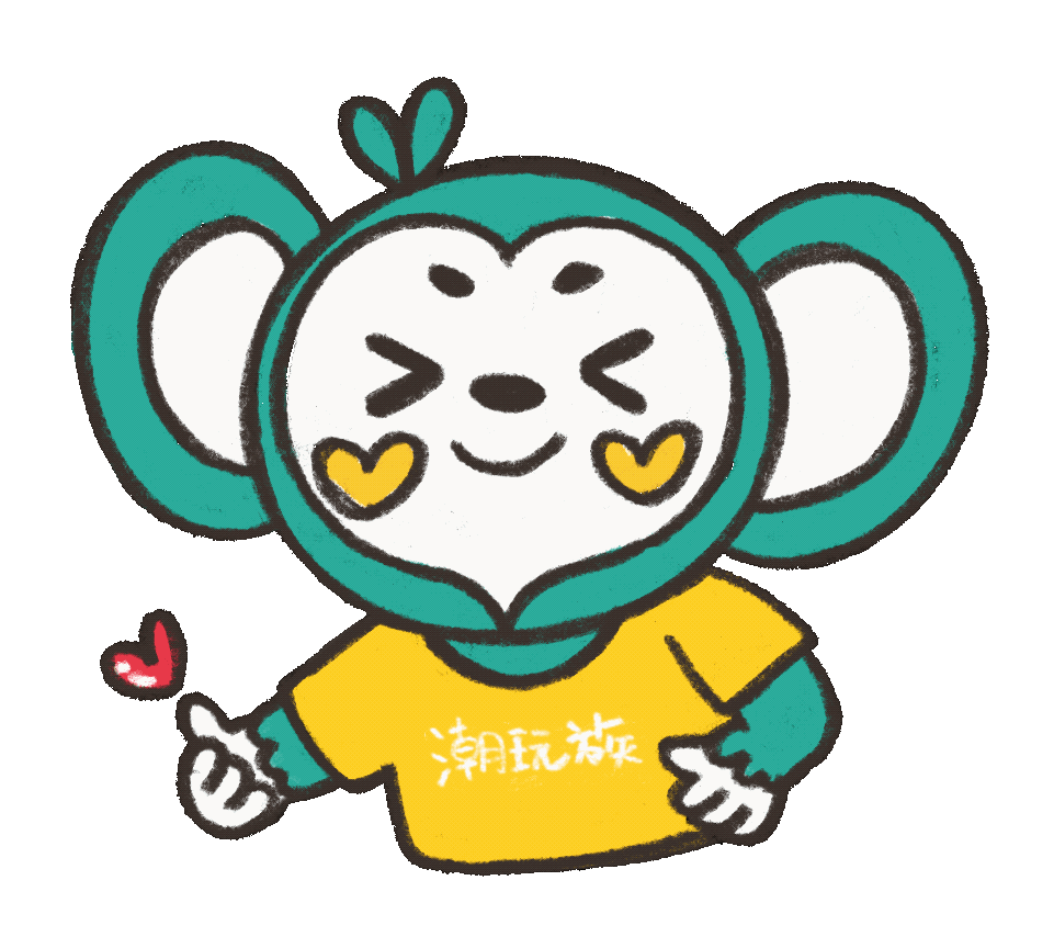 潮玩族吉祥物 messages sticker-3