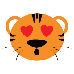 Cute Targer -Sticker messages sticker-5