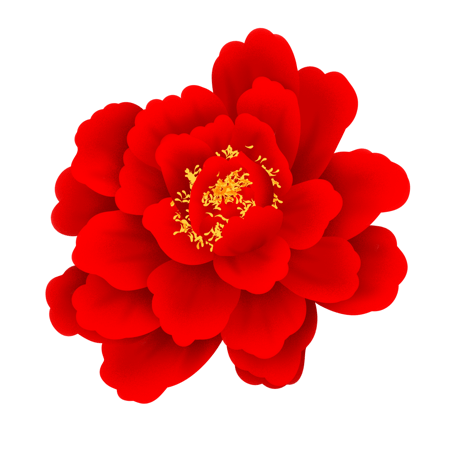 牡丹花-STICKER messages sticker-7