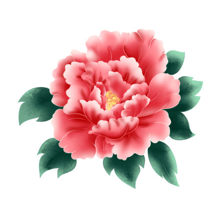 牡丹花-STICKER messages sticker-11