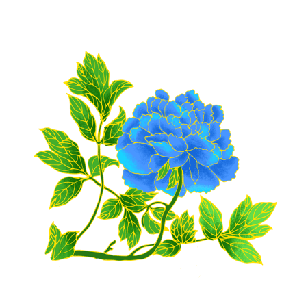 牡丹花-STICKER messages sticker-4