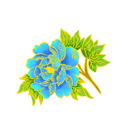 牡丹花-STICKER messages sticker-5