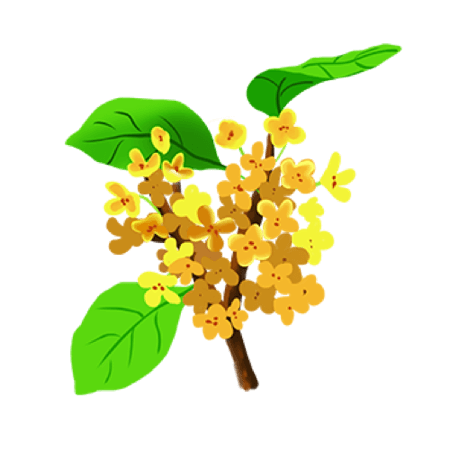 桂花转-sitcker messages sticker-9
