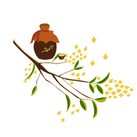 桂花转-sitcker messages sticker-8