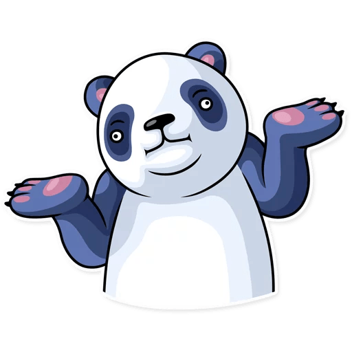 Fluffy Lazy Panda Stickers messages sticker-5