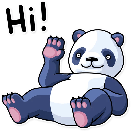 Fluffy Lazy Panda Stickers messages sticker-4