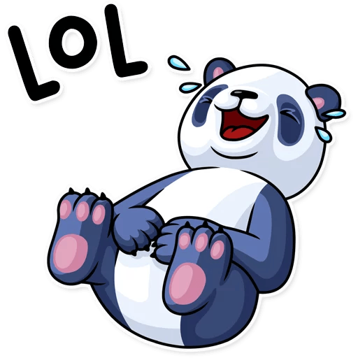 Fluffy Lazy Panda Stickers messages sticker-0