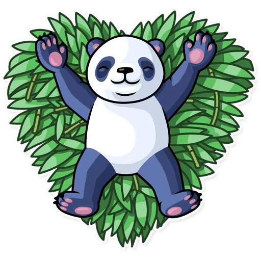 Fluffy Lazy Panda Stickers messages sticker-3