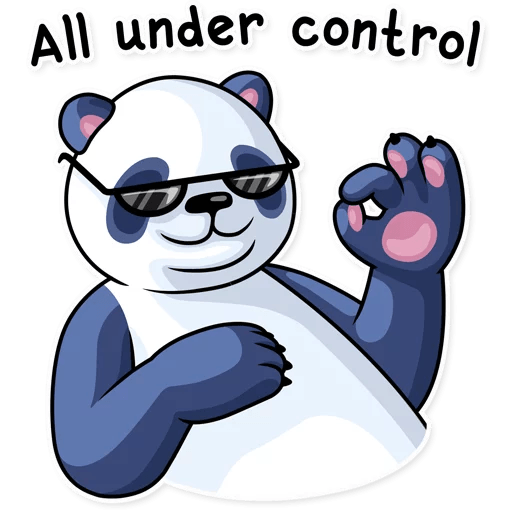 Fluffy Lazy Panda Stickers messages sticker-6