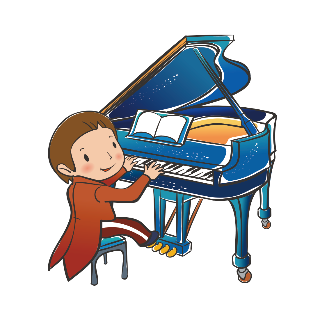 钢琴贴纸 messages sticker-5
