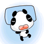 Panda Expression messages sticker-6