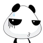 Panda Expression messages sticker-1