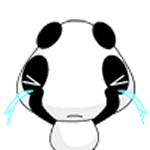 Panda Expression messages sticker-2