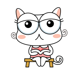 Black Cat Expression messages sticker-3