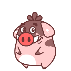 RedPig Expression messages sticker-0