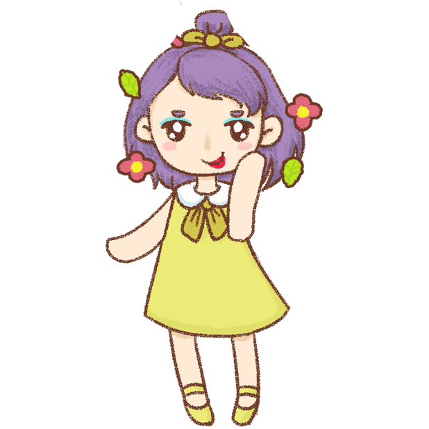 紫发丫吖 messages sticker-11