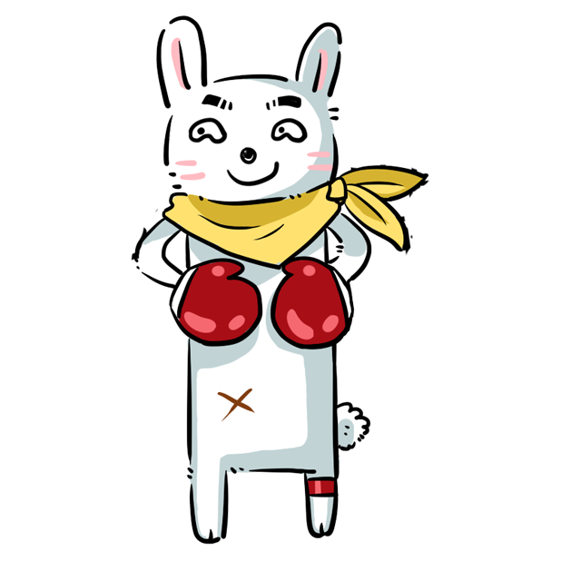 舞动的小兔子 messages sticker-7