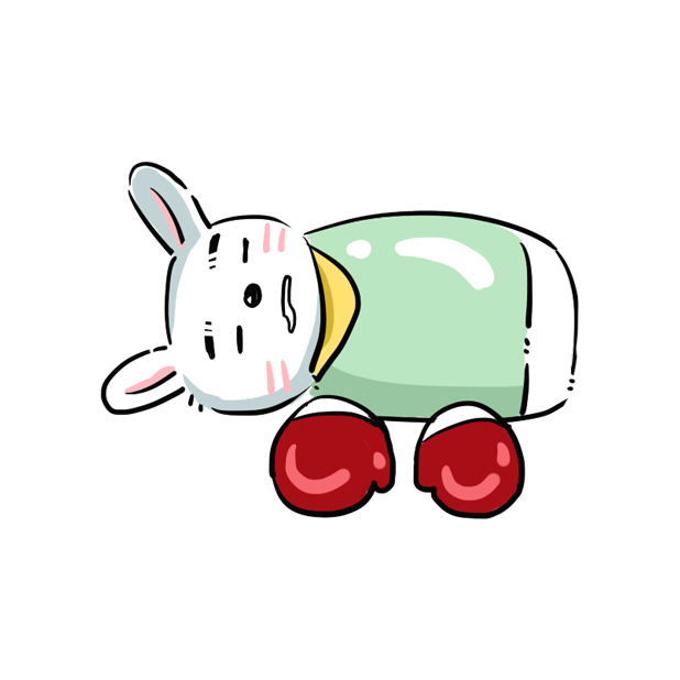 舞动的小兔子 messages sticker-4