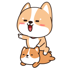 CorgiEmoji messages sticker-4