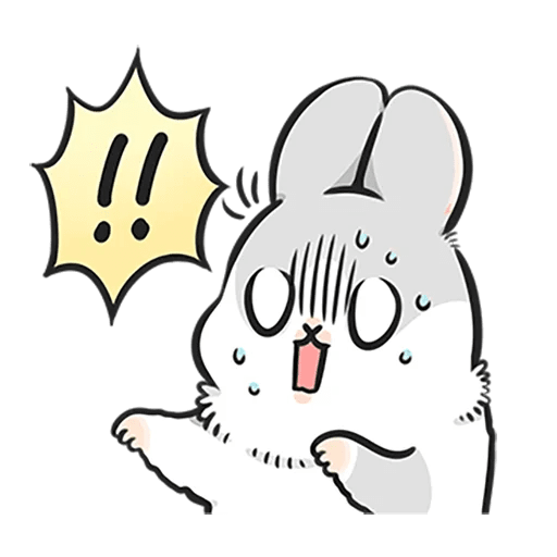 Machiko Rabbit Pack# 4 messages sticker-1