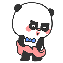 Arrogant Panda messages sticker-5