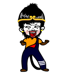Witty obnoxious monkey messages sticker-8