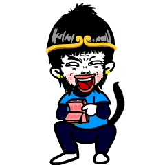 Witty obnoxious monkey messages sticker-2