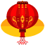 红色风格Stickers messages sticker-6