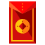 红色风格Stickers messages sticker-7