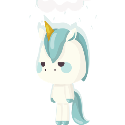 五彩独角兽 messages sticker-11