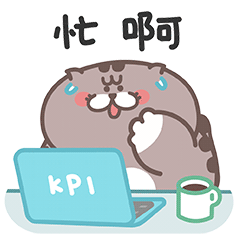 爱普猫EMOJI messages sticker-8