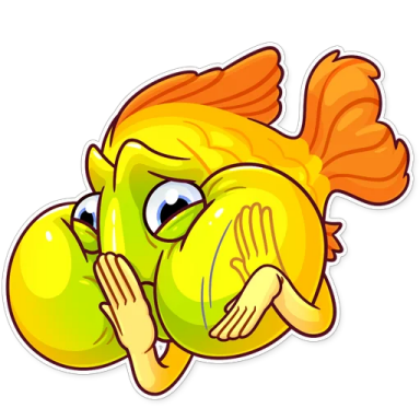 FunnyFish-Emoij messages sticker-9