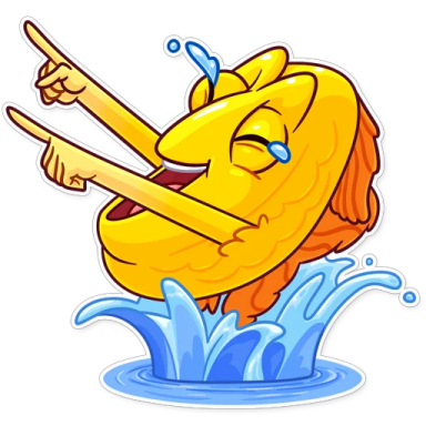 FunnyFish-Emoij messages sticker-5