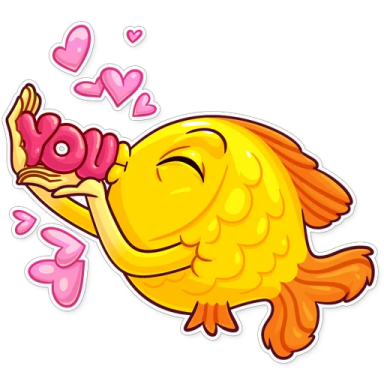 FunnyFish-Emoij messages sticker-3