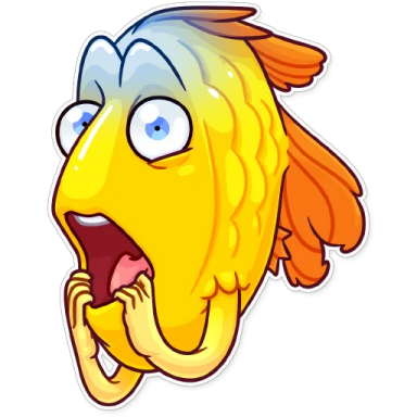 FunnyFish-Emoij messages sticker-7