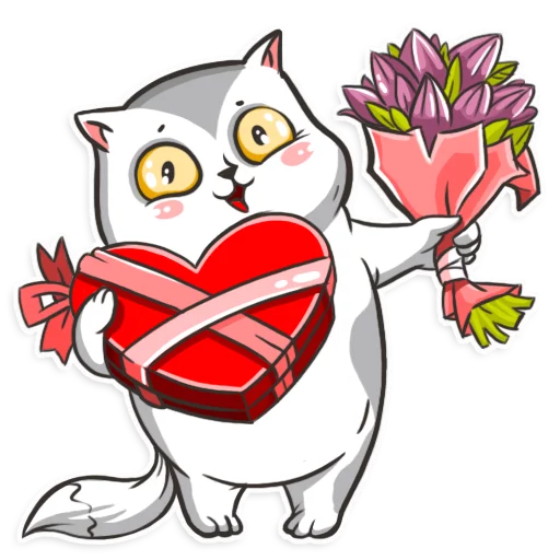 CatCat-Emoij messages sticker-4