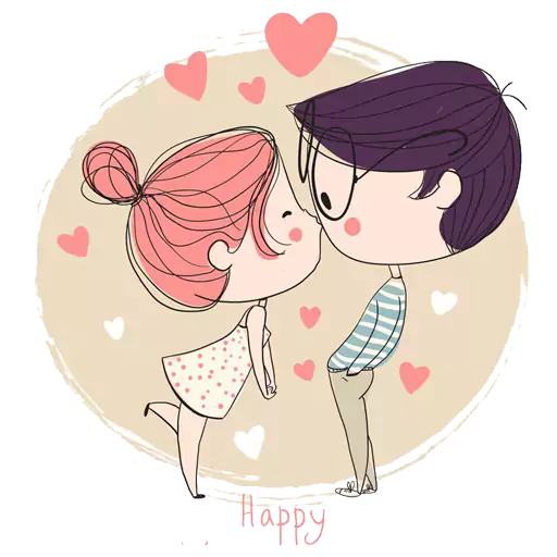Kisses-Emoji messages sticker-5