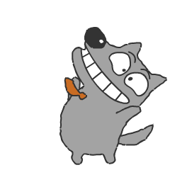 可爱的沃夫狼 messages sticker-11