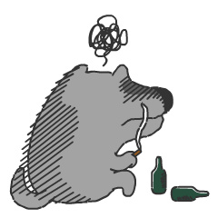可爱的沃夫狼 messages sticker-1