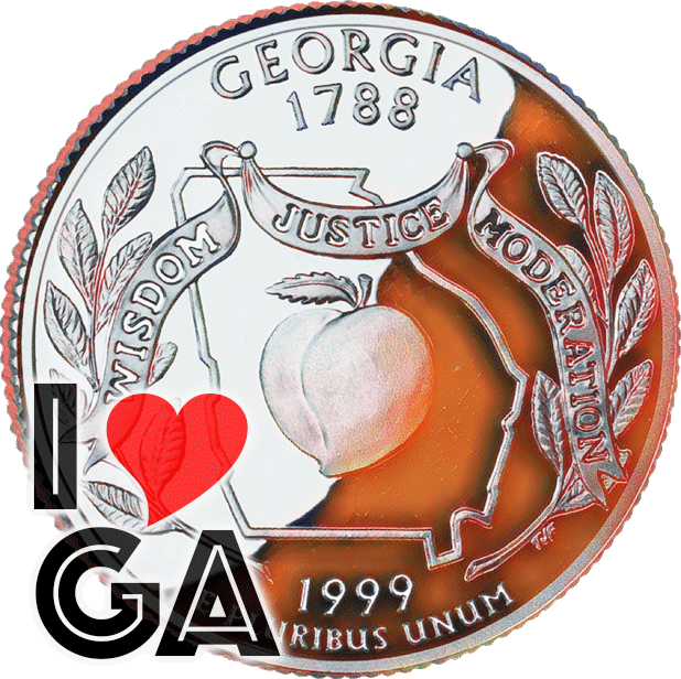 I Love Georgia messages sticker-0