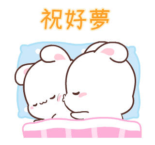 雙胞兔 messages sticker-8