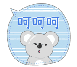 周到考拉 messages sticker-8