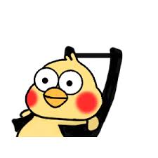 可愛的紅臉雞 messages sticker-0