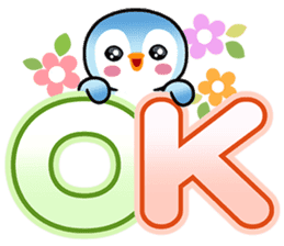 企鵝大字 messages sticker-11