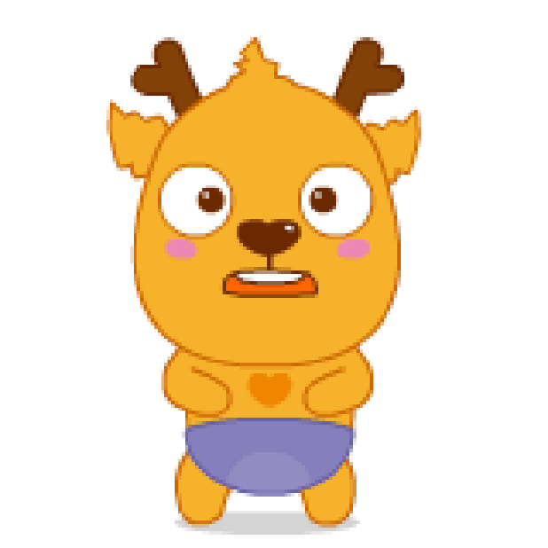 小鹿叮叮 messages sticker-1
