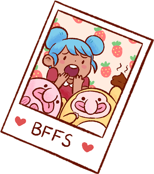 Blobby & Friends Stickers messages sticker-4