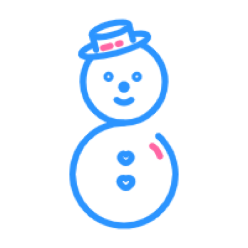 小小雪人 messages sticker-0