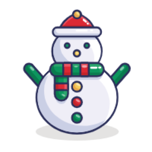 小小雪人 messages sticker-1